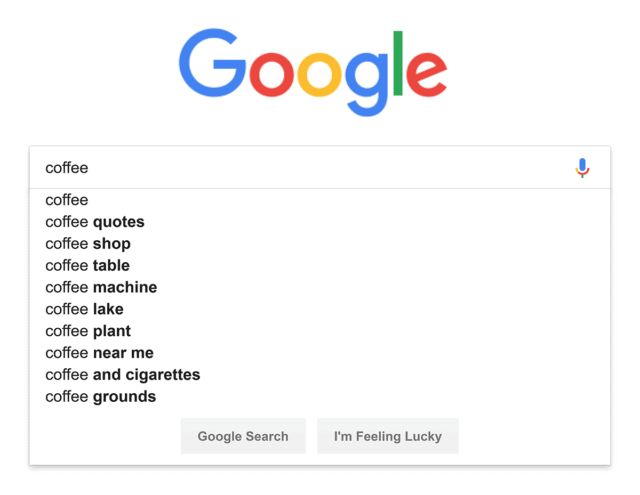 google autocomplete گوگل